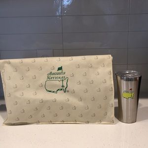 Bag and Corkcicle Tumbler